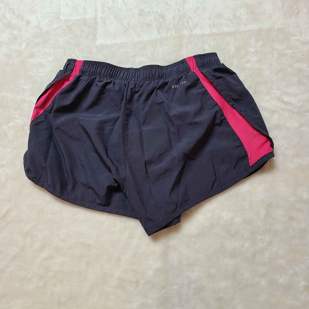 Nike Dri-Fit Tempo Running Shorts Women's Small Dark Gray Brief Lined 3" Inseam - Picture 7 of 13
